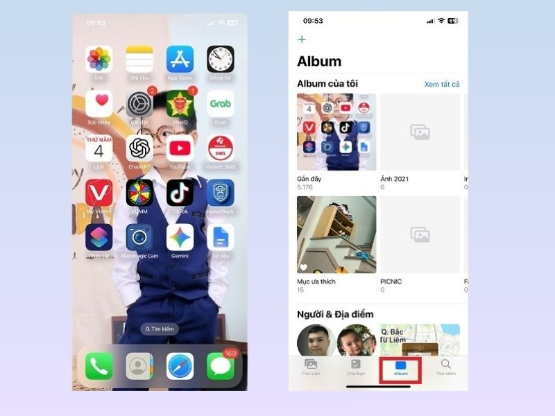 Cách đổi tên photo album trên điện thoại iPhone