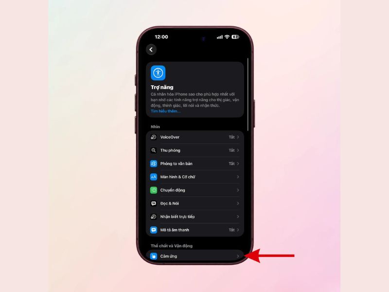Hướng dẫn khởi động lại iPhone 18 Pro Max bằng AssistiveTouch