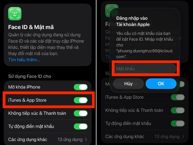 Chi tiết các bước tắt mật khẩu khi tải ứng dụng trên iPhone