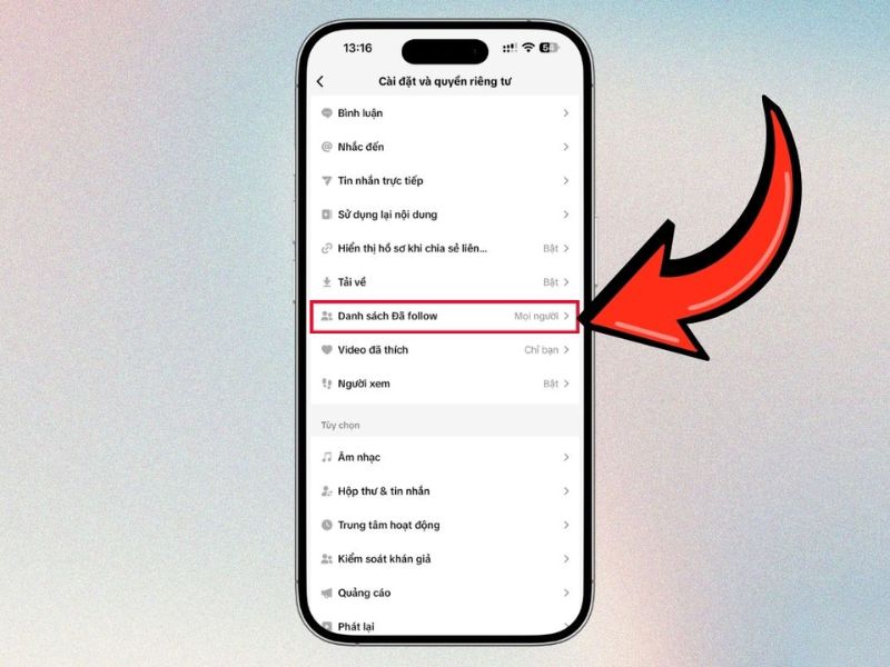 Hướng dẫn thiết lập và ẩn danh sách follow trên TikTok