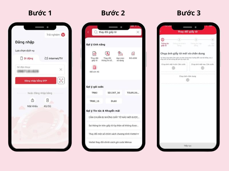 Hướng dẫn xác thực SIM Viettel trên ứng dụng My Viettel
