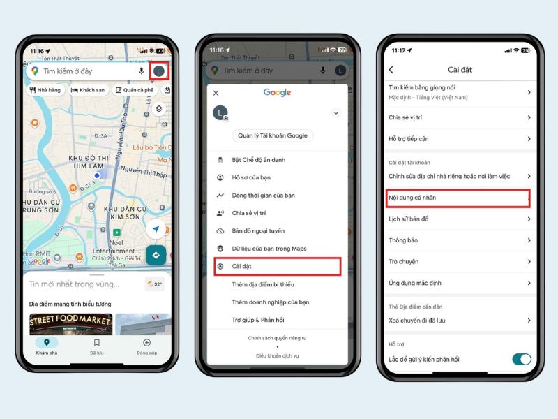 Cách xem dòng thời gian trên Google Maps