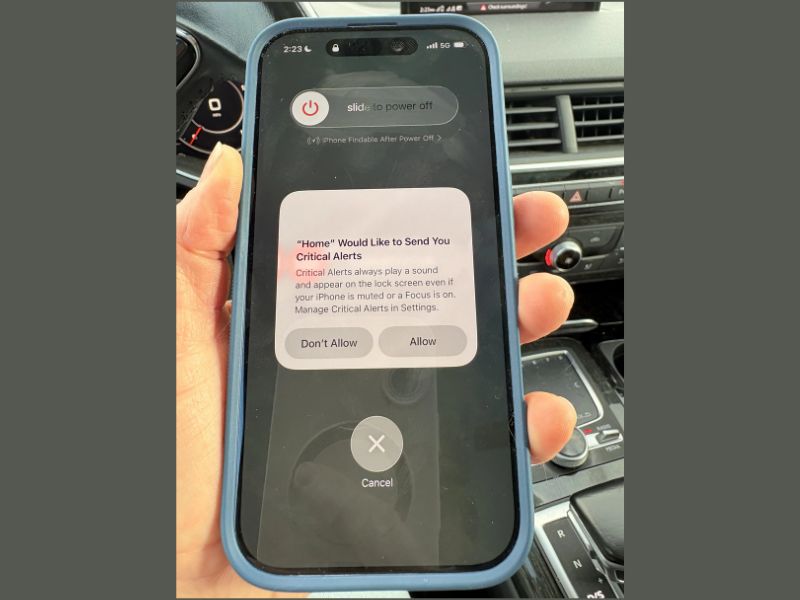 Buộc khởi động lại iPhone 17 