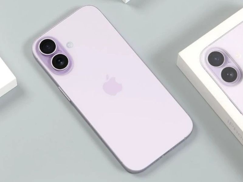 iPhone 17 màu tím lavender