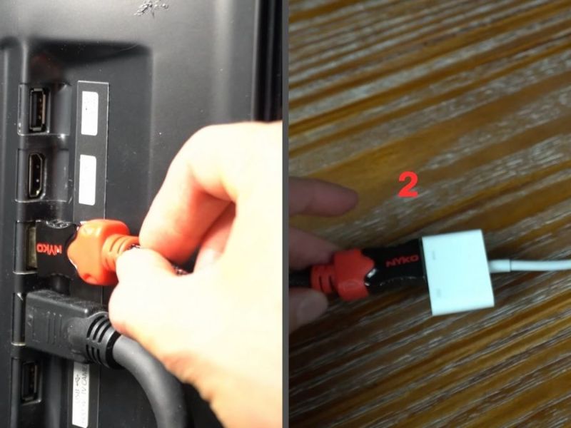 Kết nối iPhone với tivi LG bằng cáp HDMI