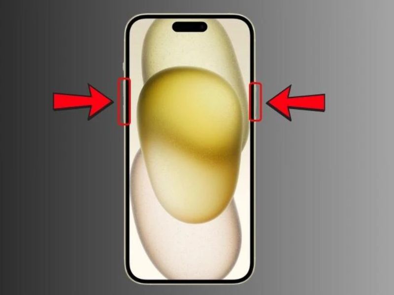 Khởi động lại iPhone 15 Pro Max