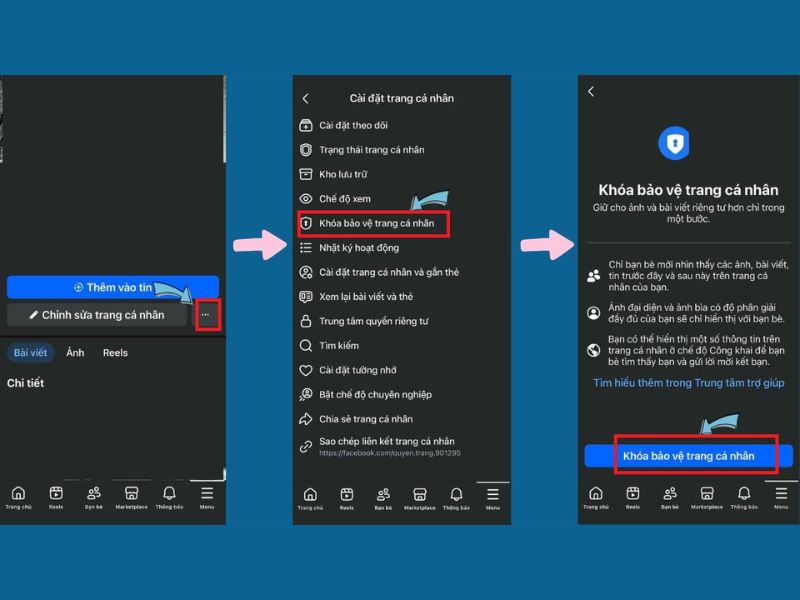 Khóa trang cá nhân Facebook để hạn chế người lạ truy cập
