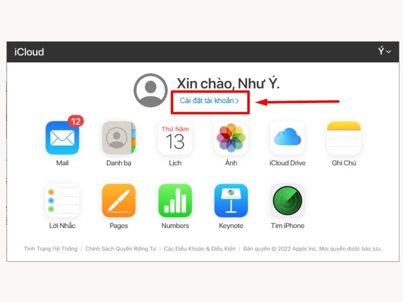 Khôi phục liên hệ đã mất bằng iCloud