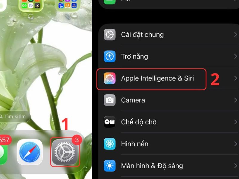 Kích hoạt Siri bằng câu lệnh Hey Siri