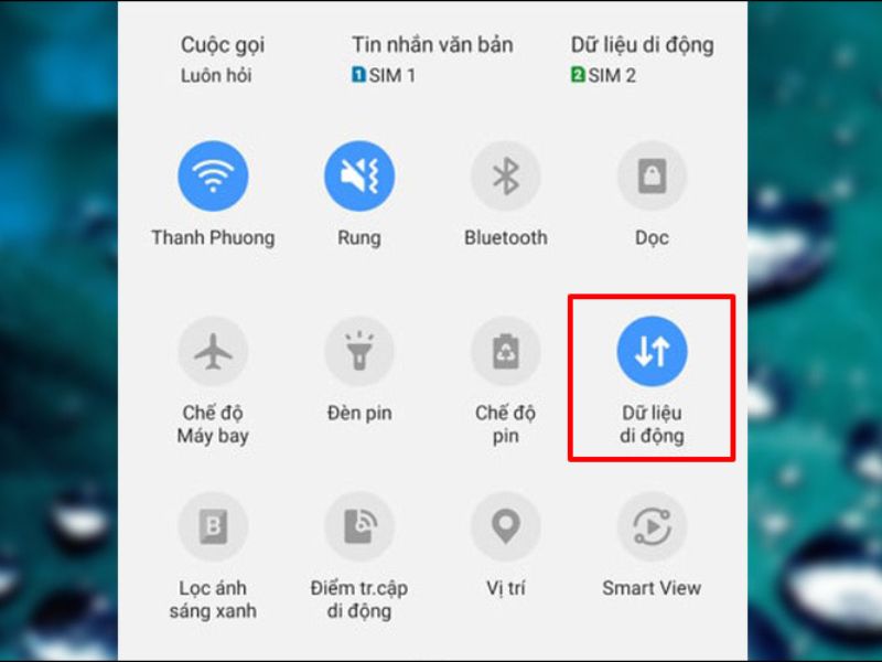 Kiểm tra lại kết nối mạng trên điện thoại