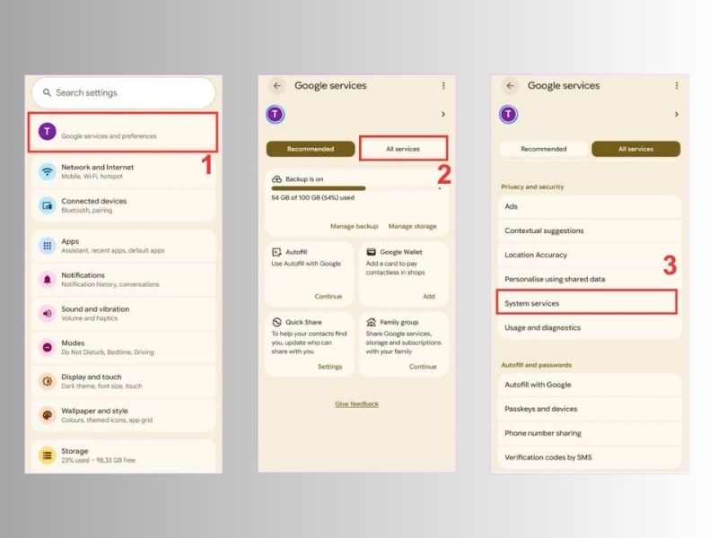 Kiểm tra và cập nhật Google Play Services lên phiên bản mới