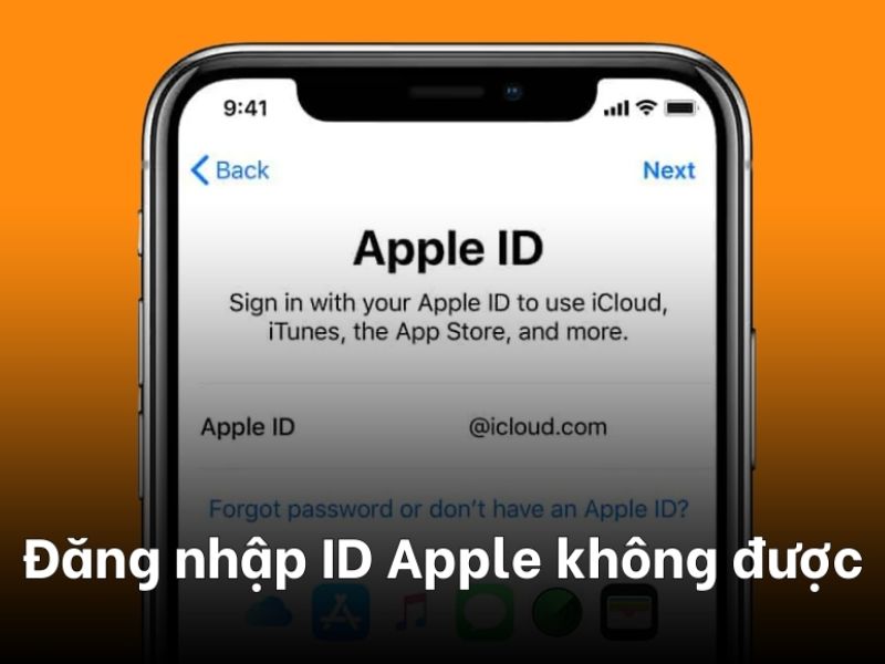 Lỗi ID Apple khi thiết lập điện thoại mới