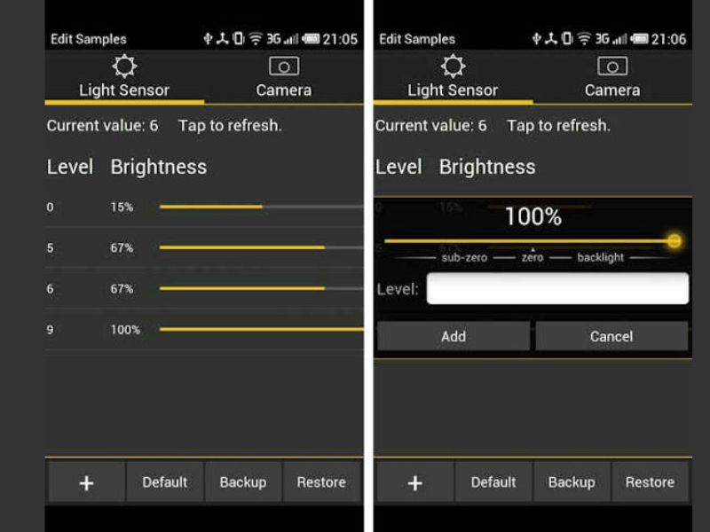 App chỉnh sáng màn hình điện thoại