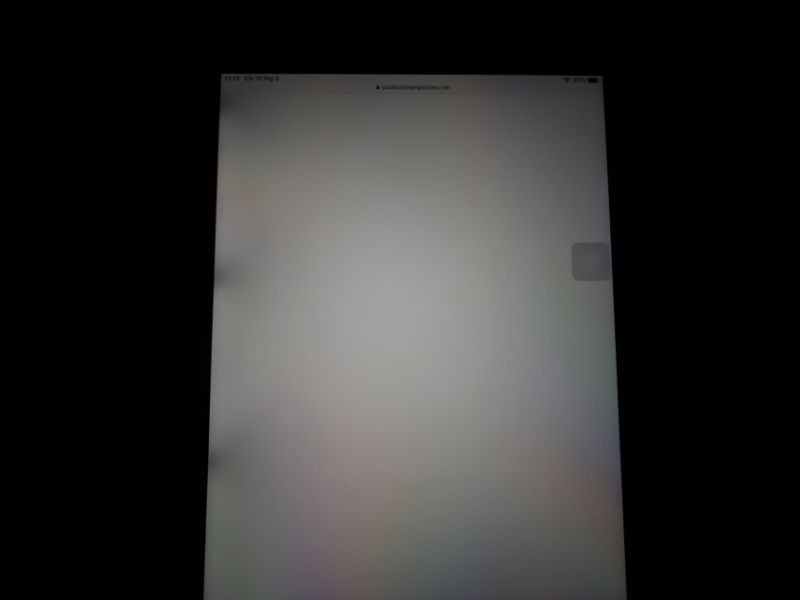 Kiểm tra màn hình iPad bị đốm đen