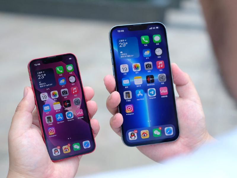 Màn hình iPhone 13 hiển thị sắc nét
