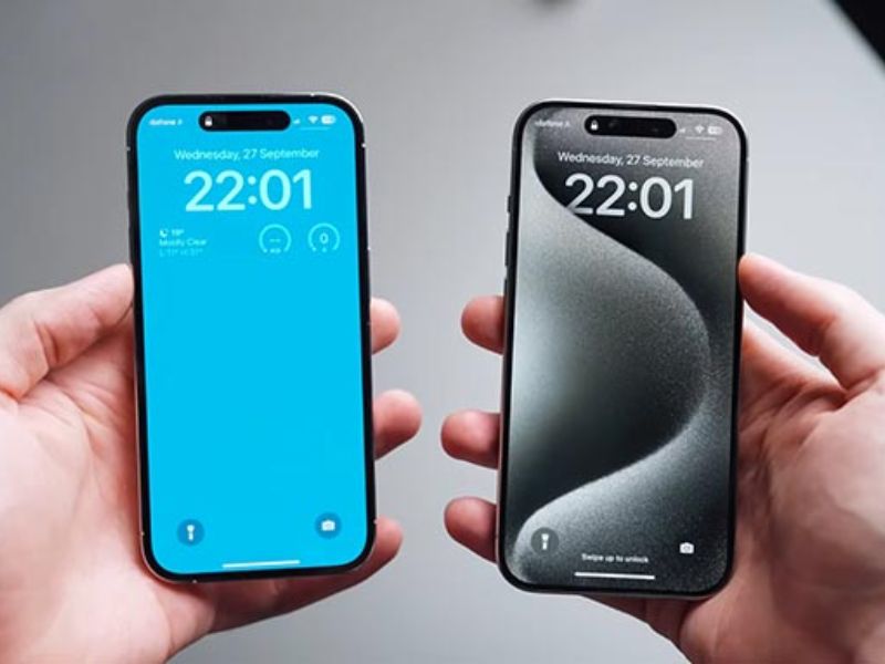 Thiết kế iPhone 15 Pro và iPhone 14 Pro