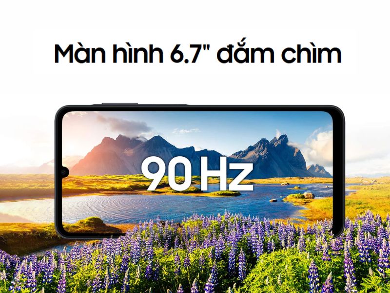 Màn hình 6.7 inches 90Hz