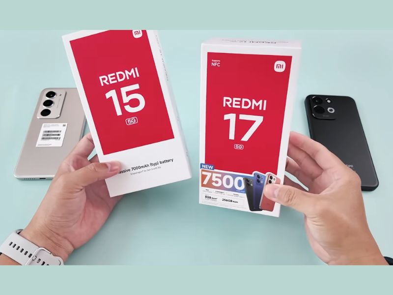 So sánh Xiaomi Redmi 17 5G vs Redmi 15 5G
