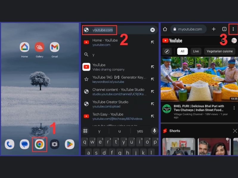 Nghe nhạc trên Youtube khi tắt màn hình điện thoại Xiaomi