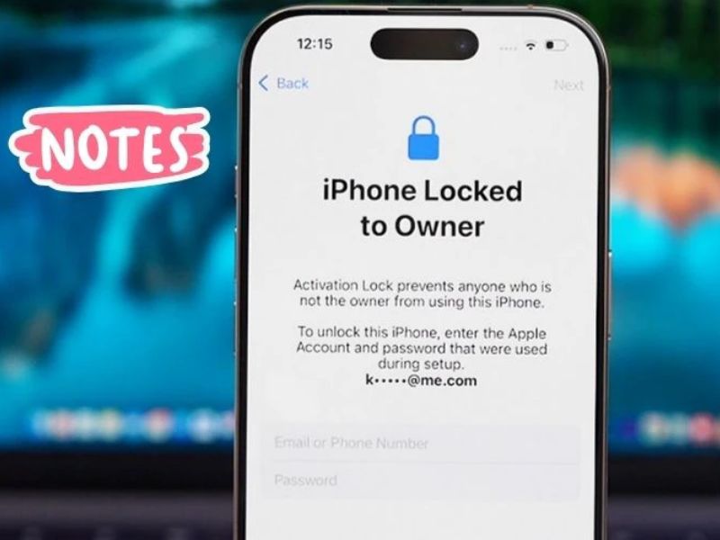 Nhờ chủ nhân cũ đăng xuất iCloud