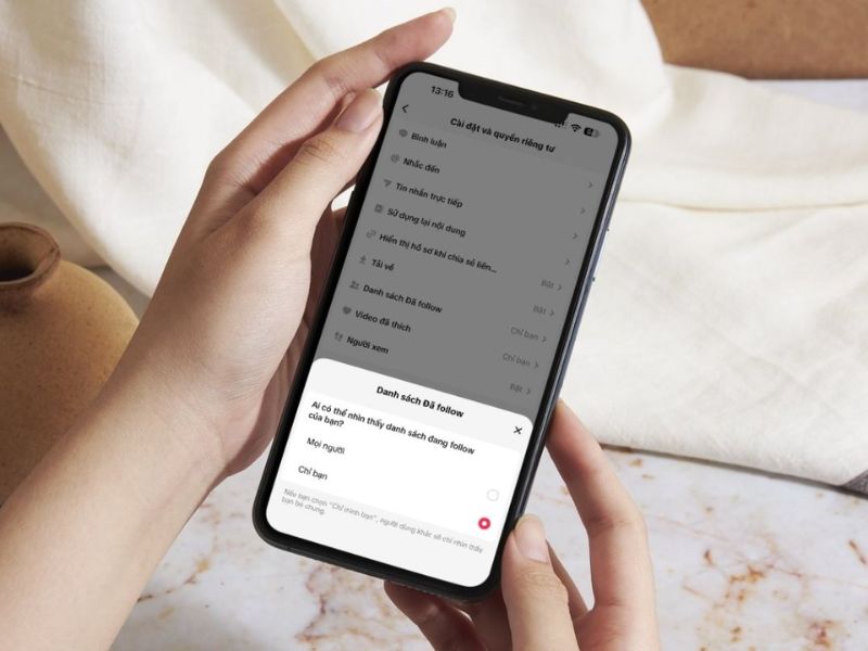 Những lưu ý cần biết khi ẩn danh sách follow trên TikTok