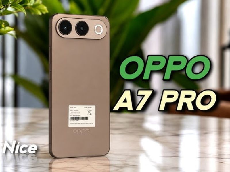 Màu nâu sa mạc độc đáo trên Oppo A7 Pro