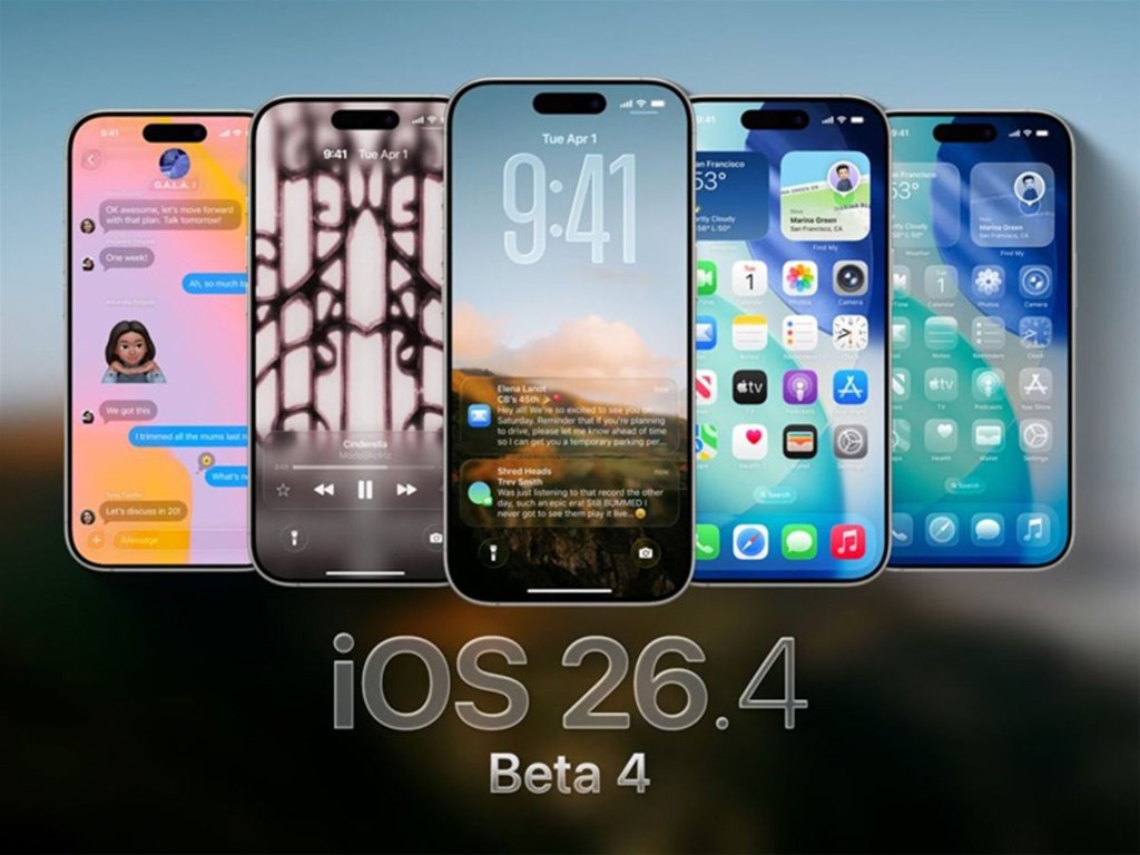 Apple chính thức phát hành iOS 26.4 beta 4