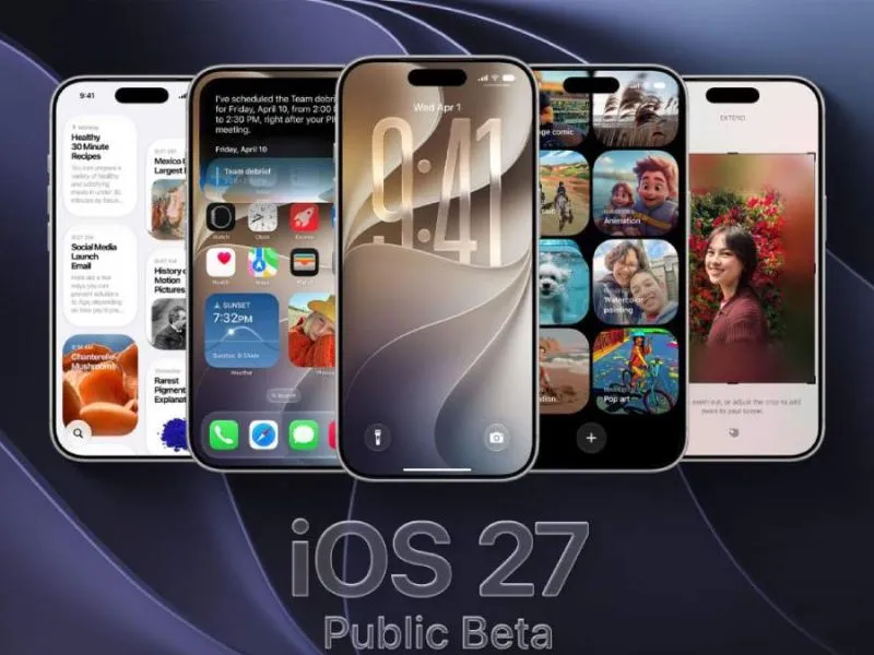 iOS 27 Public Beta 1 phát hành với Siri AI thông minh
