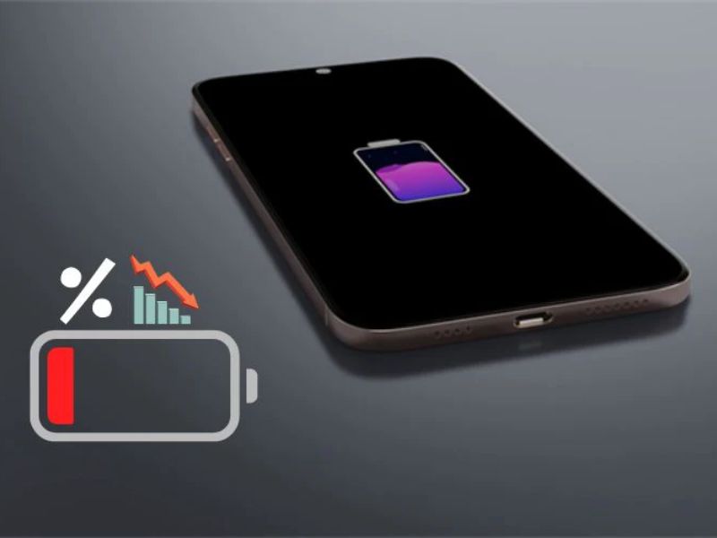 Pin iPhone 13 Pro Max đã chai hoặc xuống cấp