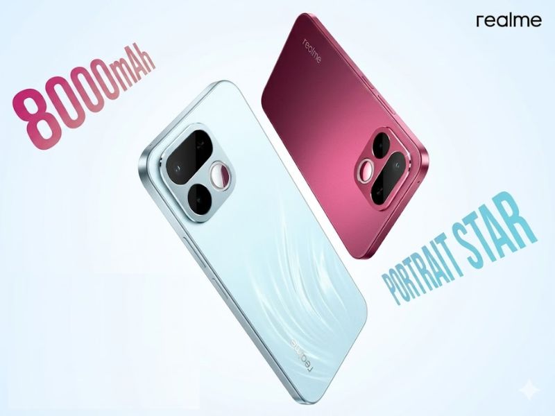 Realme 16T có viên pin dung lượng 8000mAh