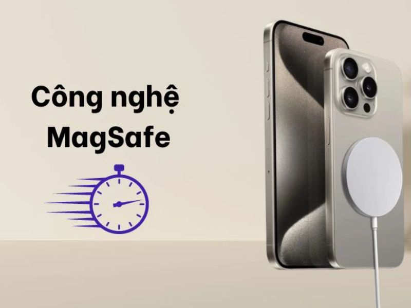Sạc không dây trên iPhone 15 Series