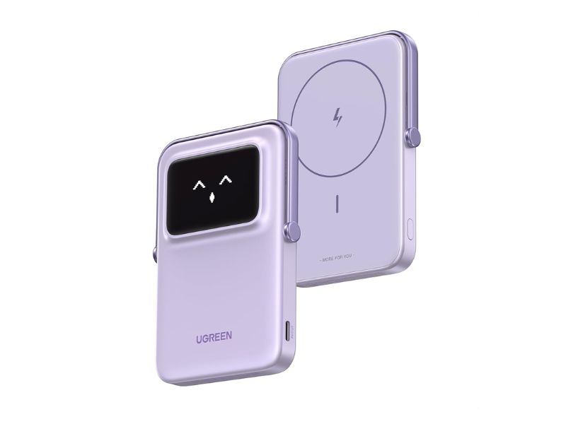 Sạc không dây Ugreen Uno PB571 5000mAh 7.5W, USB-C 20W