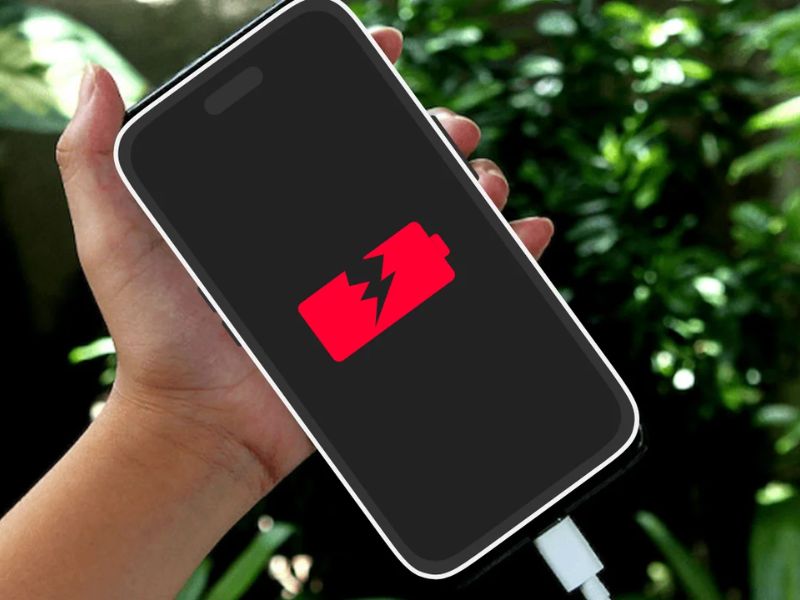Sạc pin đủ trước khi reset