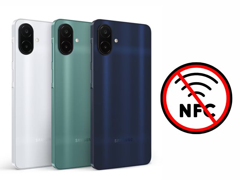 Samsung Galaxy A08 không hỗ trợ NFC