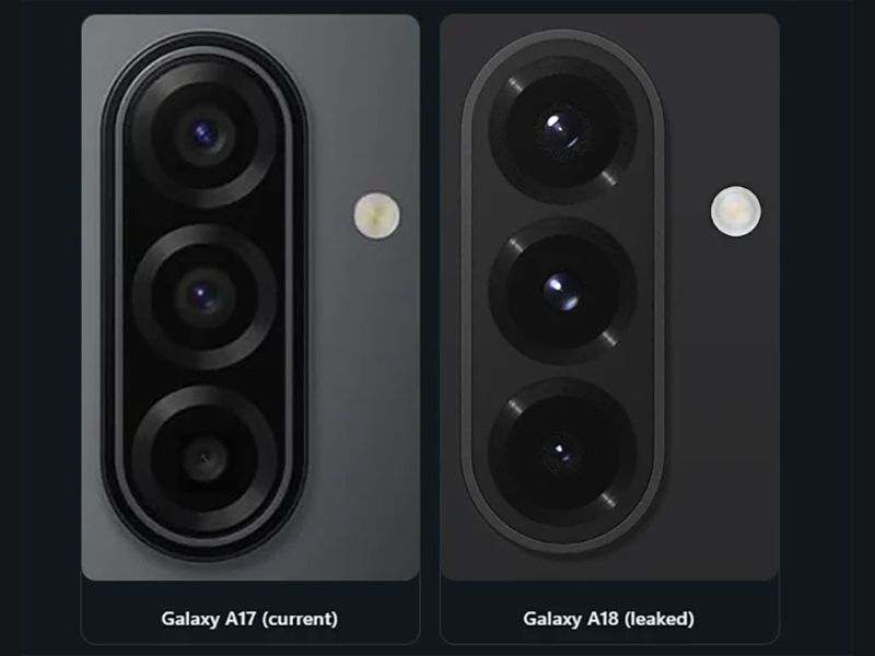 Camera Samsung Galaxy A18 rò rỉ thông tin