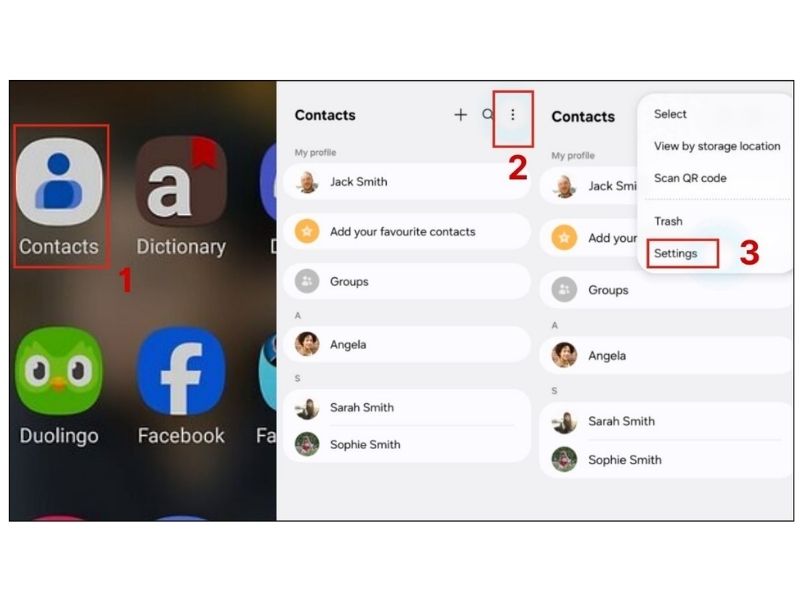 Sao lưu danh bạ trên điện thoại Android