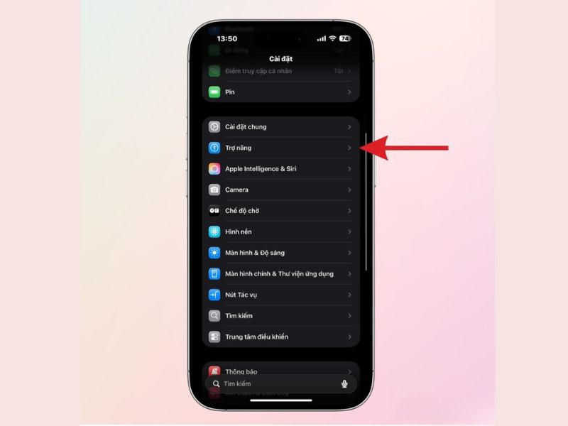 Tắt màn hình thông qua AssistiveTouch