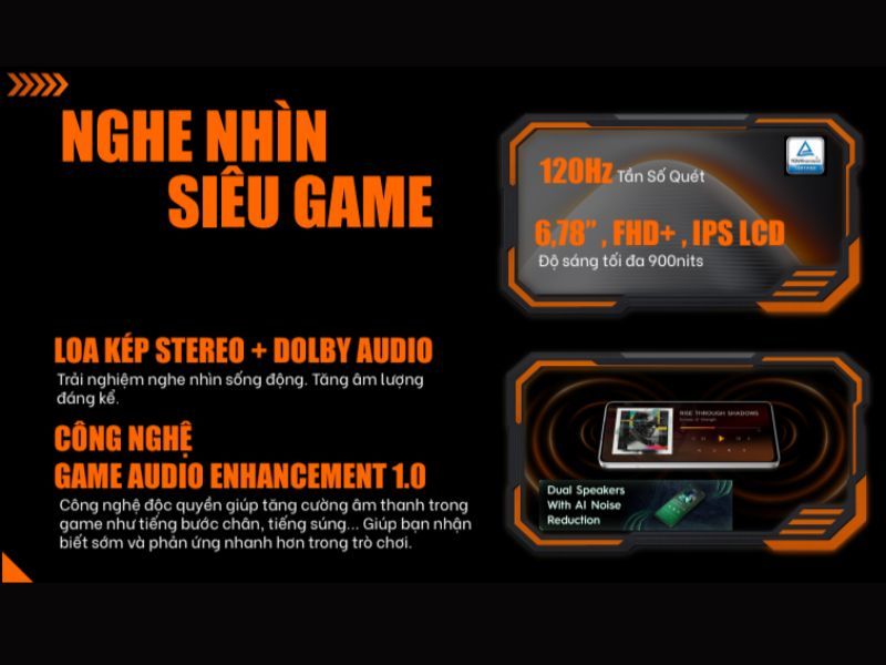 Điện thoại Tecno POVA 7 gaming phone dưới 5 triệu