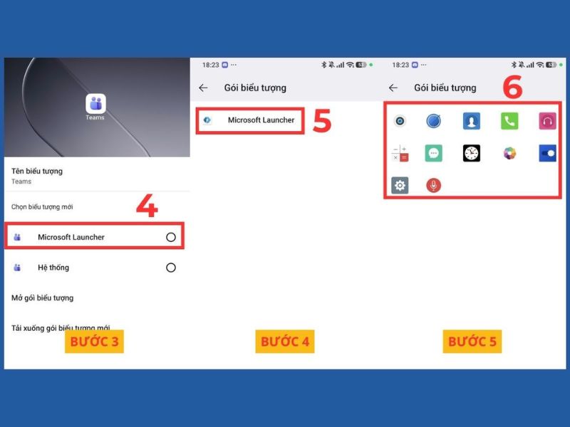 Hoàn tất xác nhận đổi icon ứng dụng bằng Launcher
