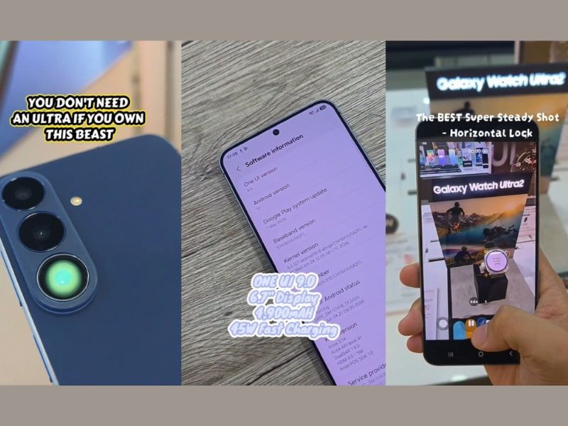 Rò rỉ Galaxy S26 FE lộ video thực tế trước giờ ra mắt