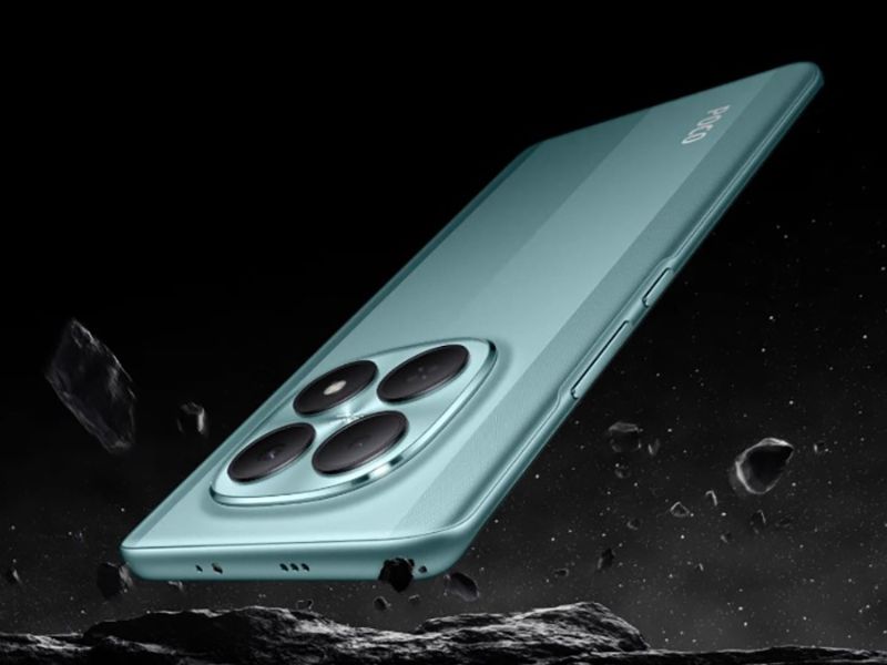 POCO M8 5G sở hữu thân máy cong 3D hiện đại