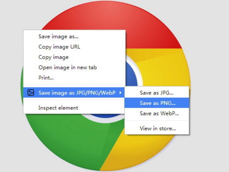 Tiện ích Save Image As Type là gì?