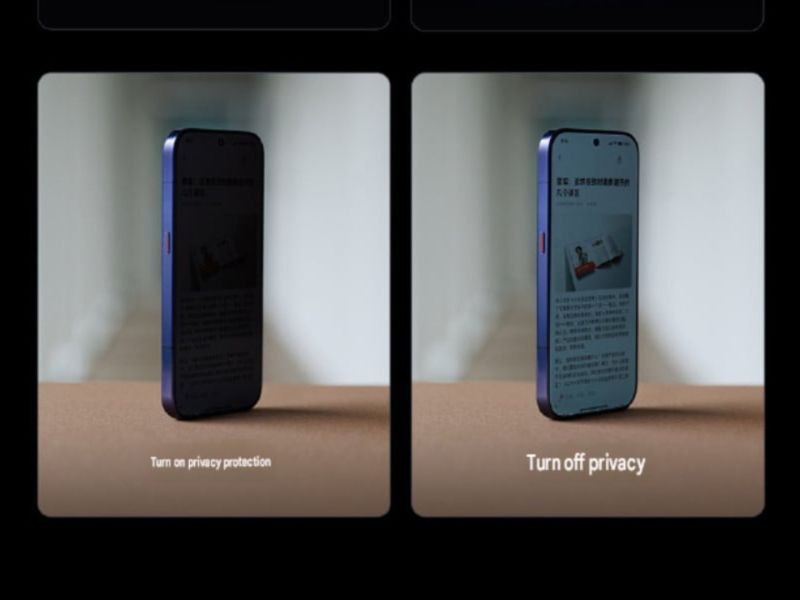 Công nghệ chống nhìn trộm trên Xiaomi 18 Pro