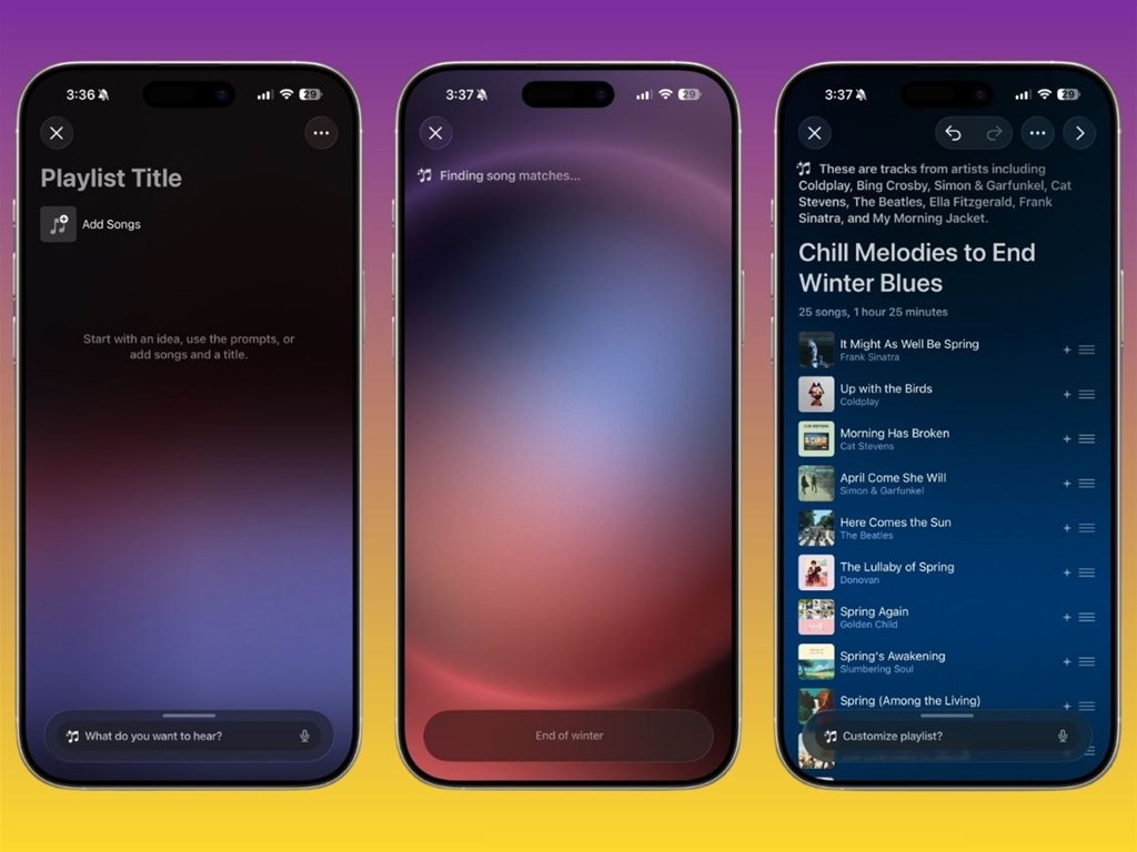 Playlist Playground trên Apple Music của iOS 26.4 beta 3