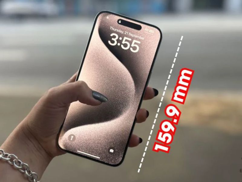 Màn hình iPhone 15 Pro Max đáp ứng tốt nhu cầu hiện tại