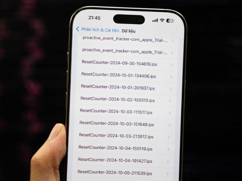 Vì sao iPhone xuất hiện lỗi Reset Counter?