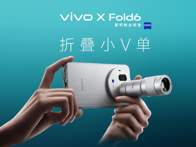 Camera chụp ảnh siêu nét trên Vivo X Fold 6