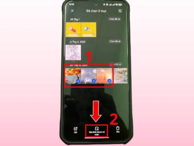 Cách xóa album cá nhân trên Xiaomi nhanh chóng