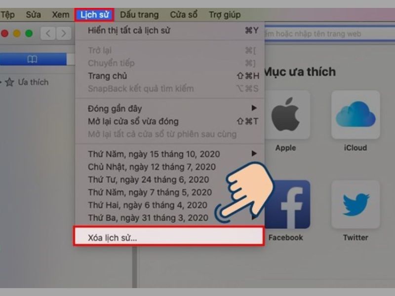 Xóa cache trình duyệt để khắc phục lỗi hiển thị