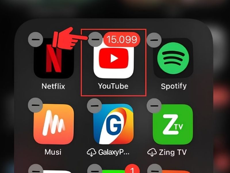 Xóa YouTube và tiến hành cài đặt lại ứng dụng